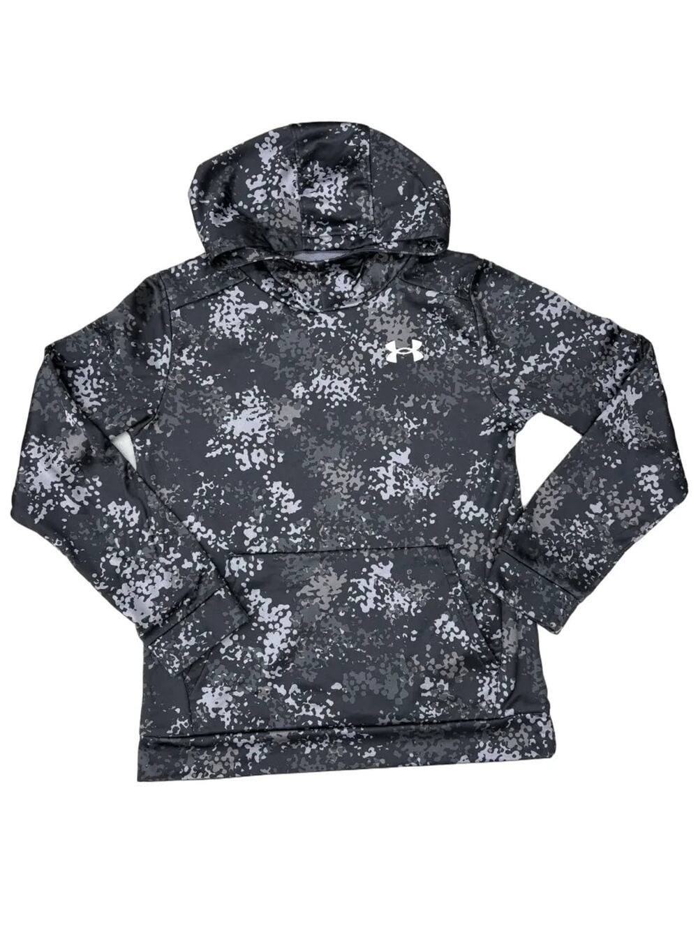 Under Armour Black Camo Print Youth Hoodie